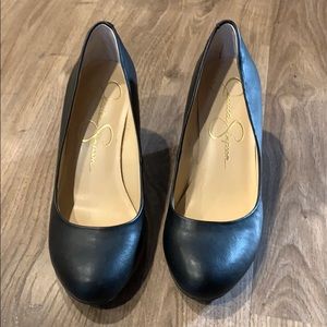 Black wedges for women